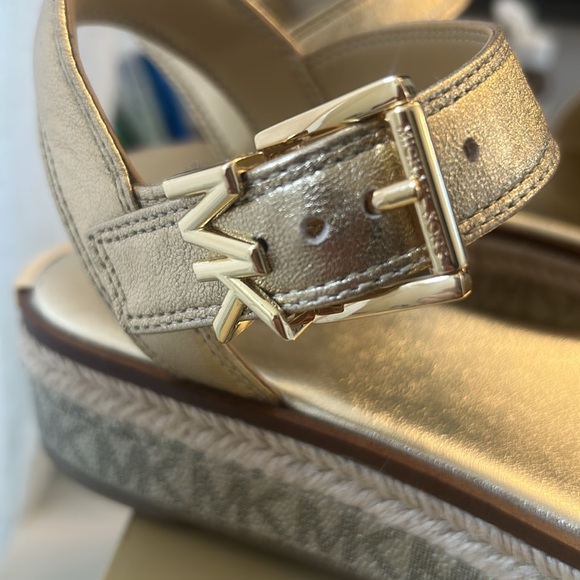 Michael Kors Gold Women's Sandals - Picture 3 of 5